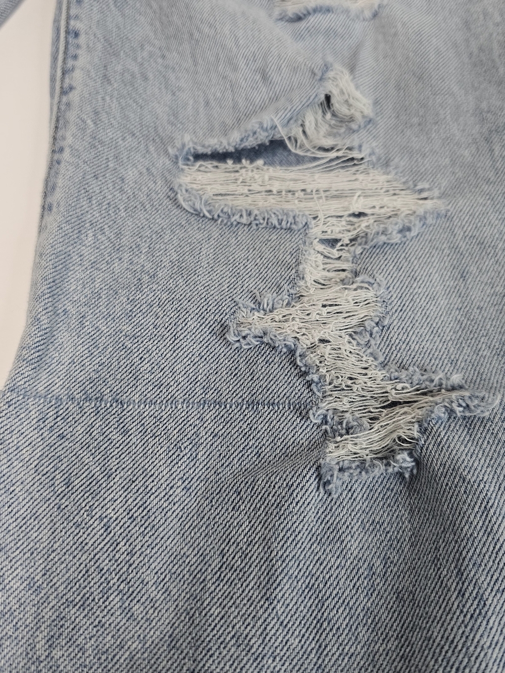 Levi's Premium Ribcage Straight Ankle Jeans Womens 24 Light Wash High Rise Retro - Picture 16 of 16